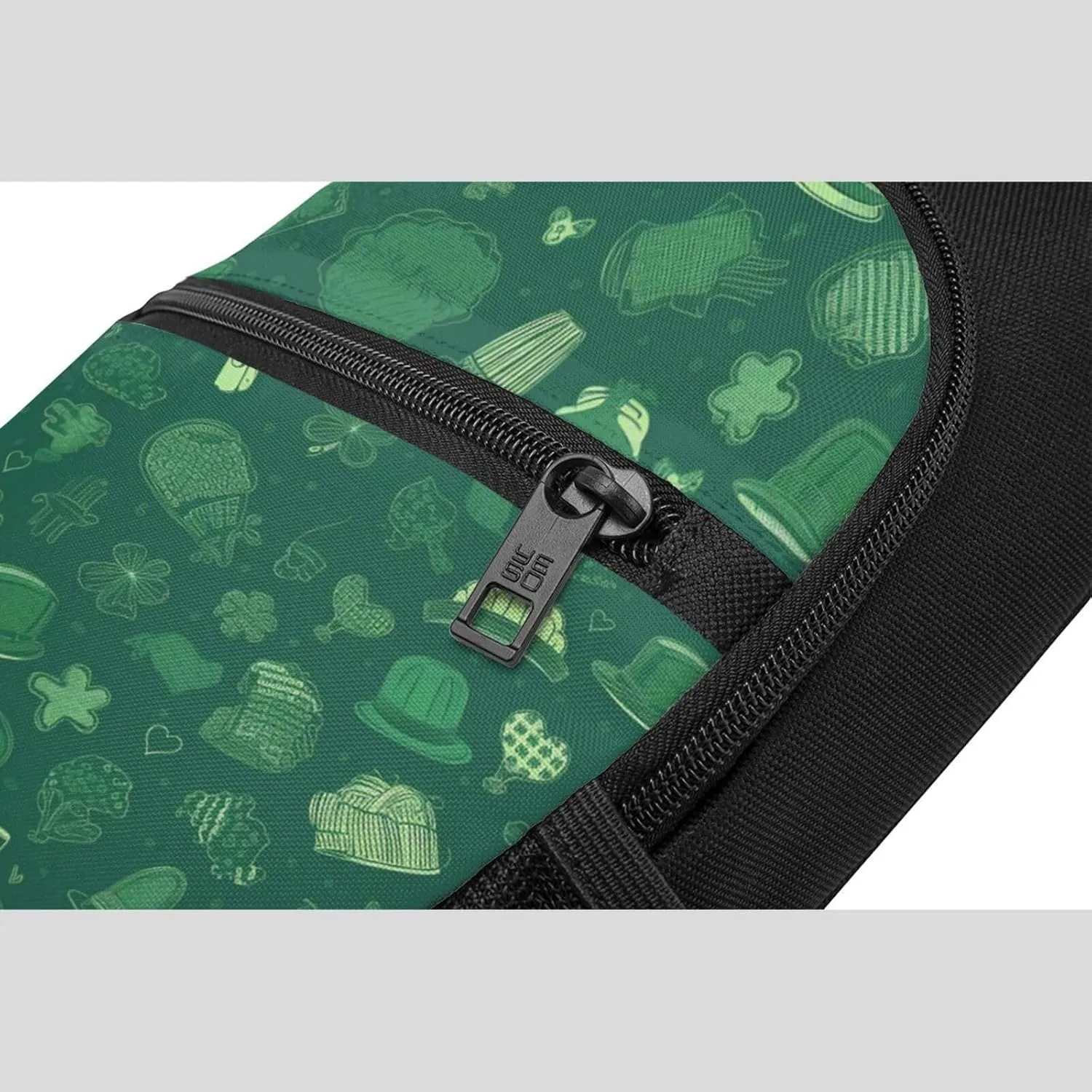 Crossbody Sling Backpack Sling Bag for Men Women Cross Chest Bag Shoulder Bag Hat and Balloon Pattern Travel Hiking Daypack