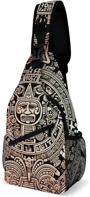 Crossbody Sling Bag Chemistry Print Backpack Sling Bag Travel Hiking Chest Bag Shoulder Bag Daypack