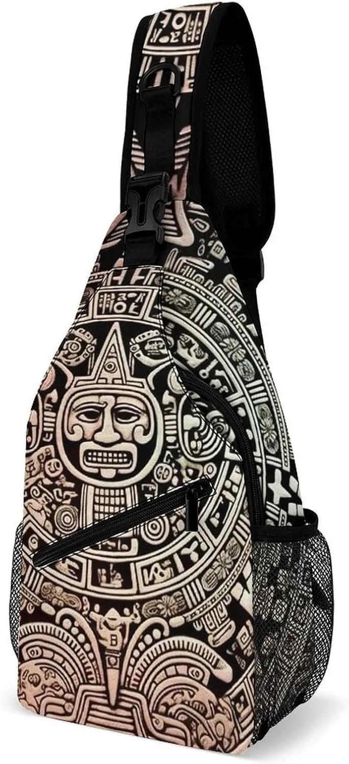 Crossbody Sling Bag Chemistry Print Backpack Sling Bag Travel Hiking Chest Bag Shoulder Bag Daypack