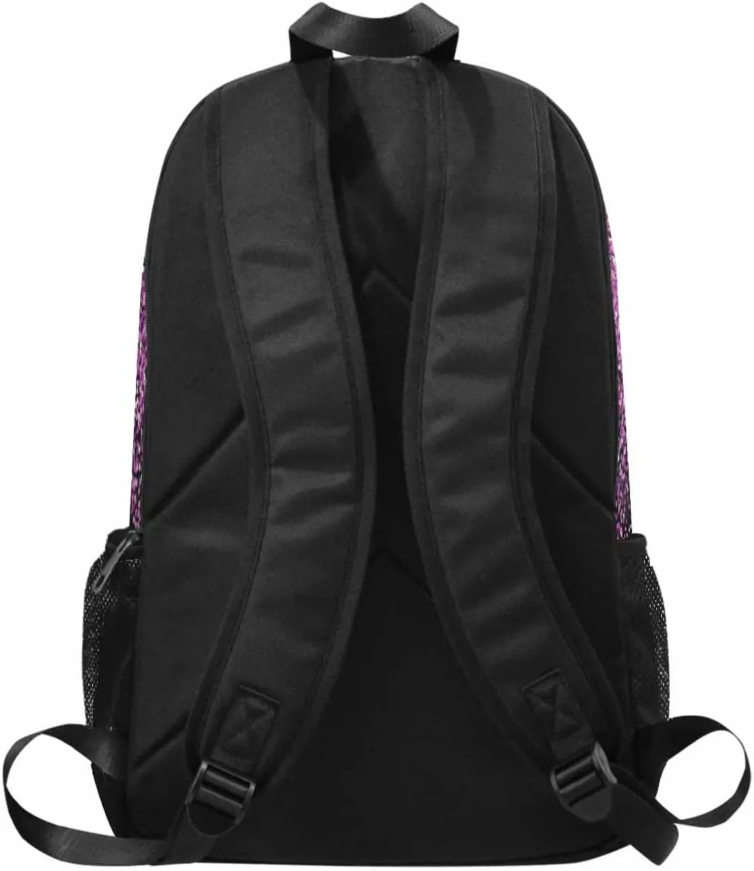 Custom Backpacks for Girls Personalized Name Kids School Backpack Casual Daypack Backpacks Customized Glitter Girls Backpack for Children Adults School Bag Laptop Bag Back to School Gift