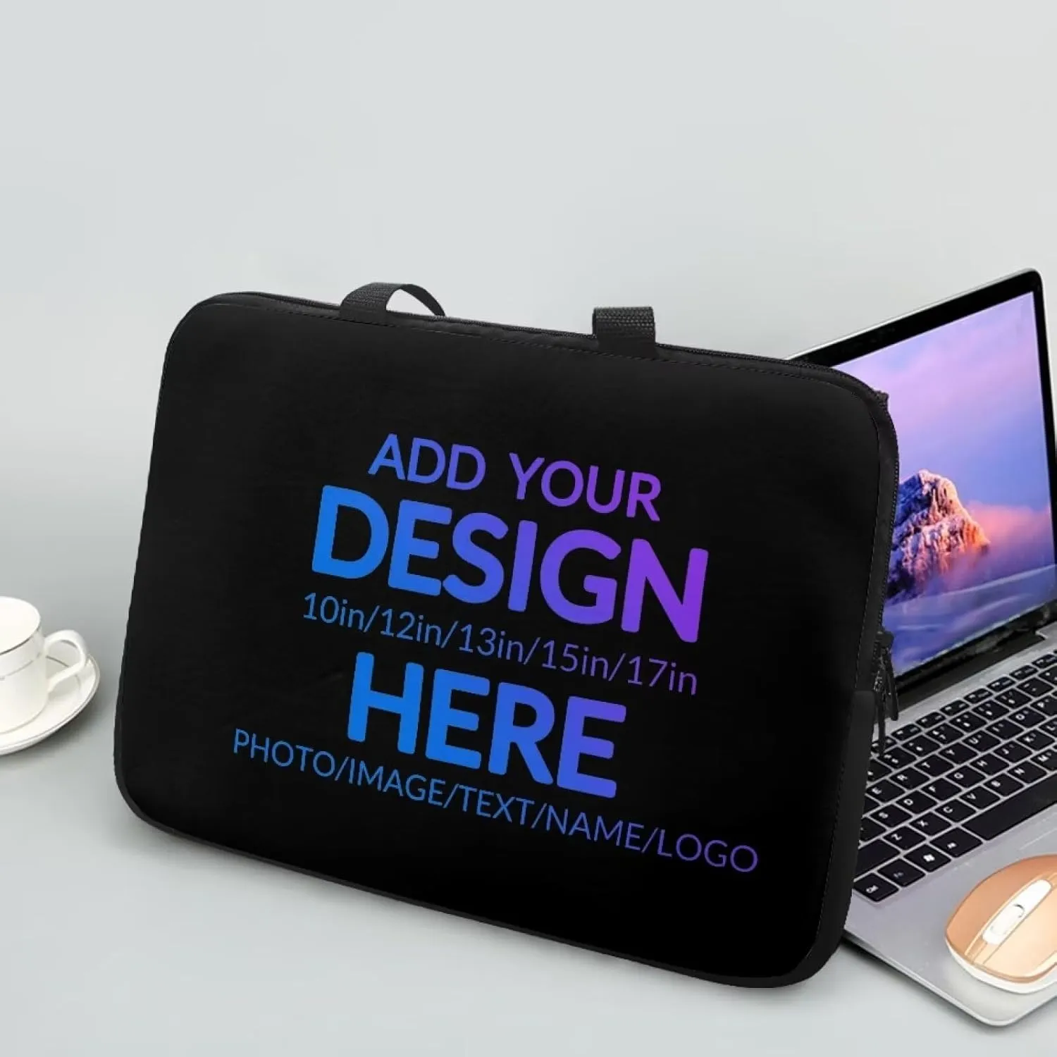 Customizable Pattern Laptop Bag 10-17 Inch Laptop Case Computer Carrying Case Laptop Sleeve Bag Suitable for Most Sizes of Laptops Case Bag