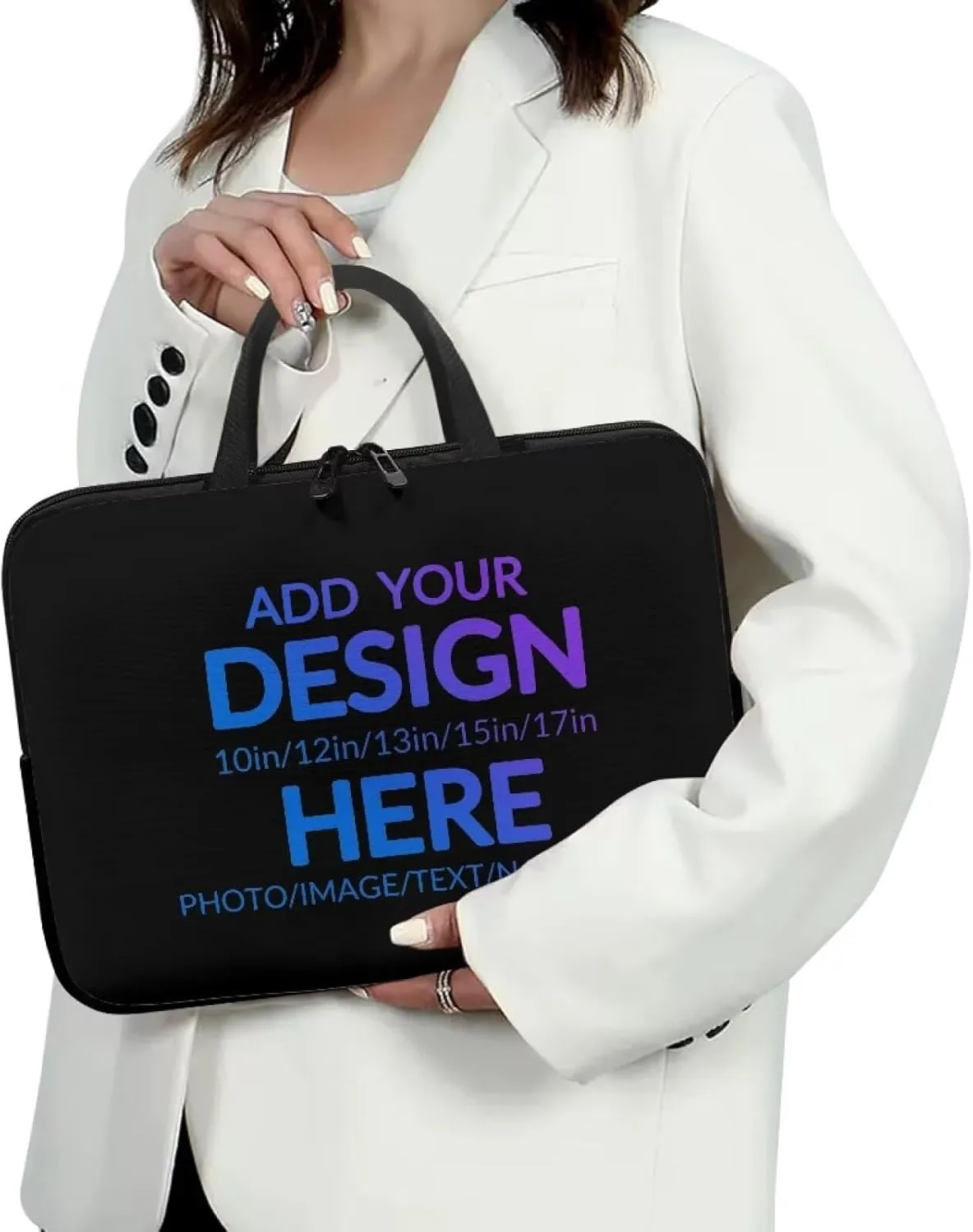 Customizable Pattern Laptop Bag 10-17 Inch Laptop Case Computer Carrying Case Laptop Sleeve Bag Suitable for Most Sizes of Laptops Case Bag