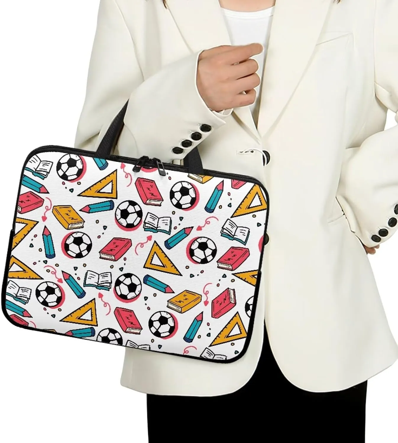 Cute Laptop Tote Bag Women,Messenger Bag Laptop Sleeve Case Bag for 12 In 13In 15In 17In Laptop Bag for Men
