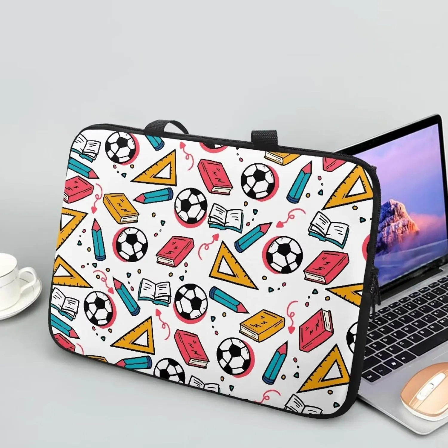Cute Laptop Tote Bag Women,Messenger Bag Laptop Sleeve Case Bag for 12 In 13In 15In 17In Laptop Bag for Men