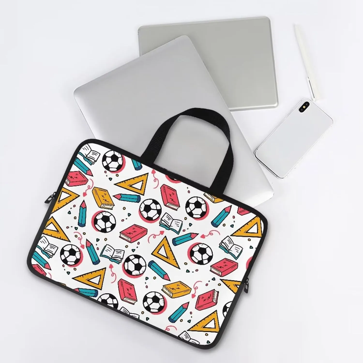 Cute Laptop Tote Bag Women,Messenger Bag Laptop Sleeve Case Bag for 12 In 13In 15In 17In Laptop Bag for Men