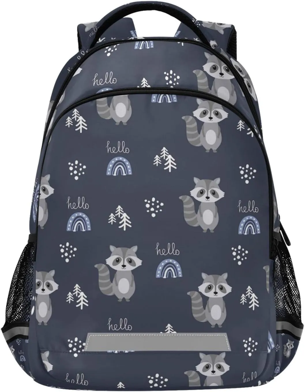 Cute Raccoon Kids Backpack for Boys Space Animal Unicorn Backpacks Preschool Toddler BookBags Kindergarten Elemetary School Bags One Size