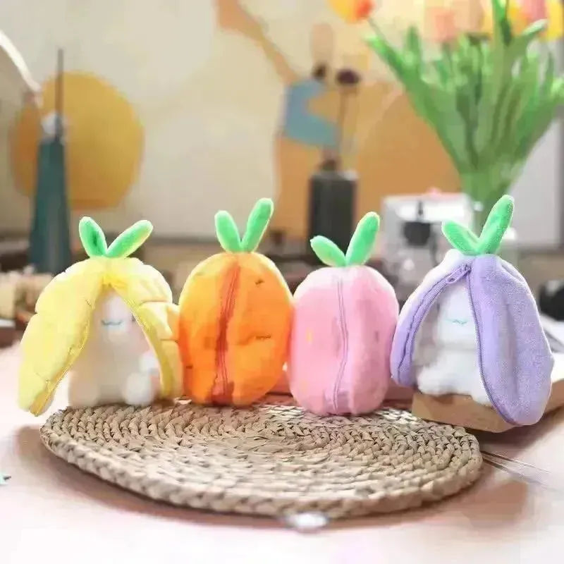 Cute Reversible Fruit Cinnamoroll Plush Keychain