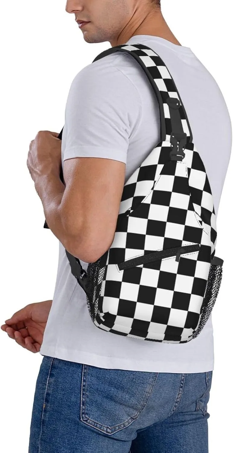 Cute Sea Otters Sling Bag Casual Chest Bags Adjustable Crossbody Bag Shoulder Backpack For Travel Hiking