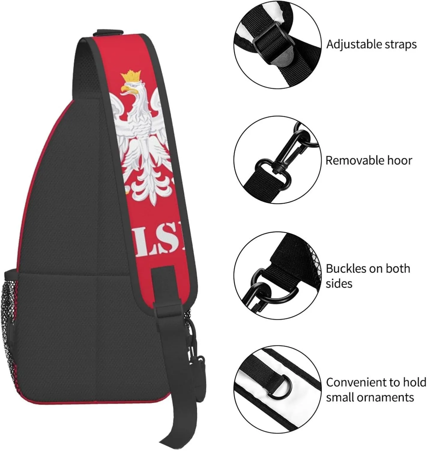Cute Sea Otters Sling Bag Casual Chest Bags Adjustable Crossbody Bag Shoulder Backpack For Travel Hiking
