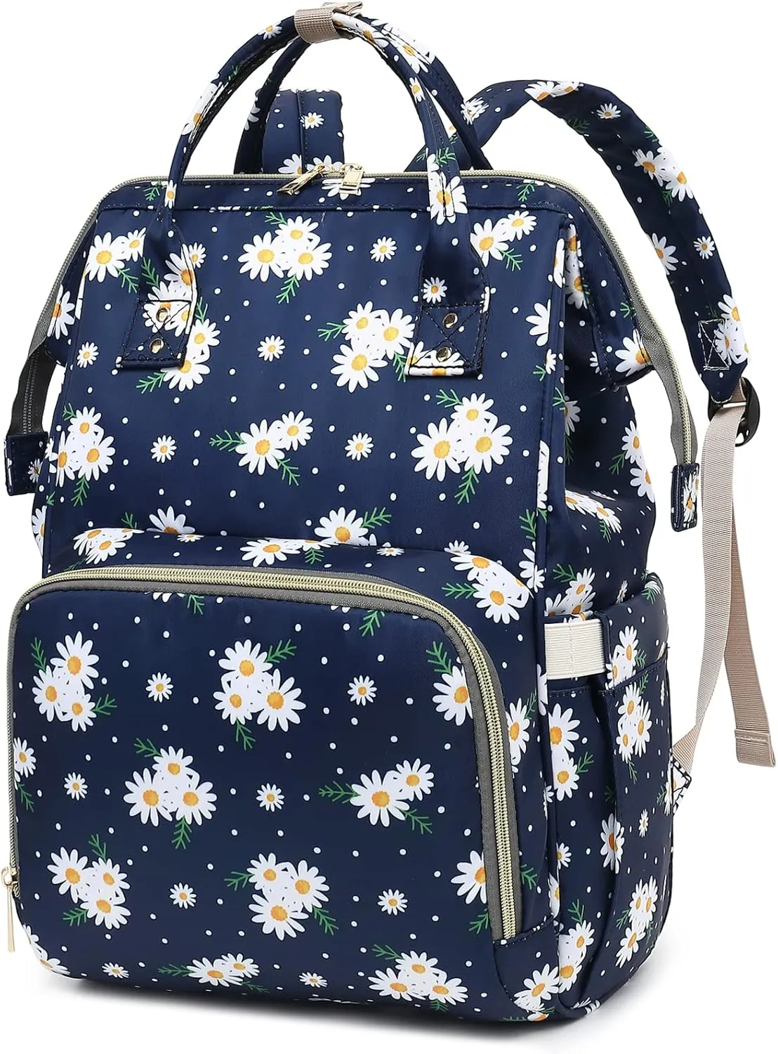 Daisy Laptop Backpack for Women, College Bookbag School Backpack Work Business Travel 15.6 Inch Computer Backpacks