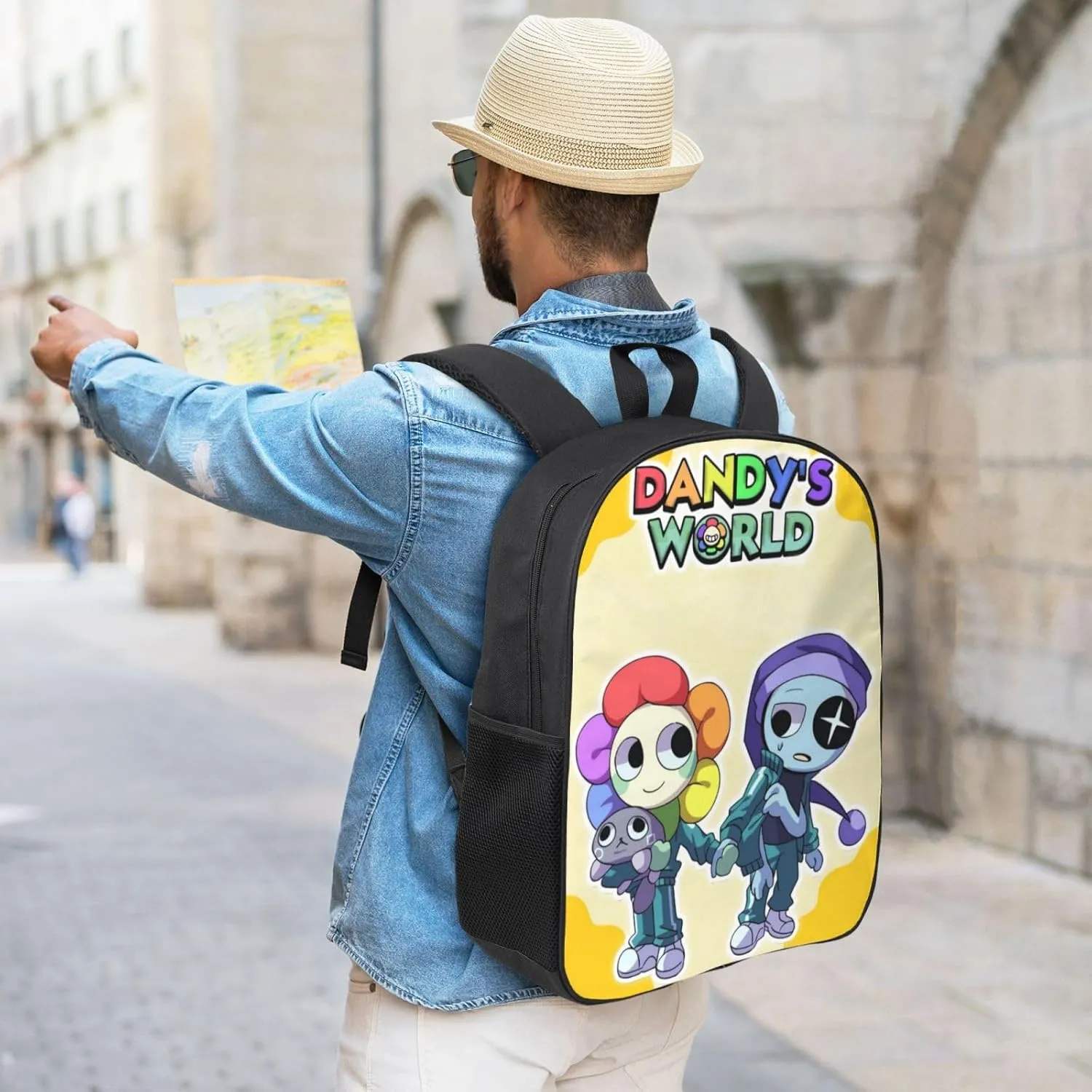 Dandys World Backpack Lightweight Laptop Backpack Cute Travel Backpacks For Unisex 17in