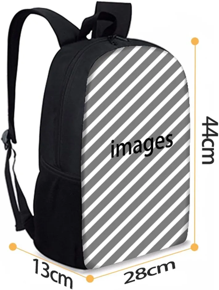 Dellukee Cartoon School Backpacks For Girls Panda Pattern Cute Lightweight Daypack Book Bag One_Size