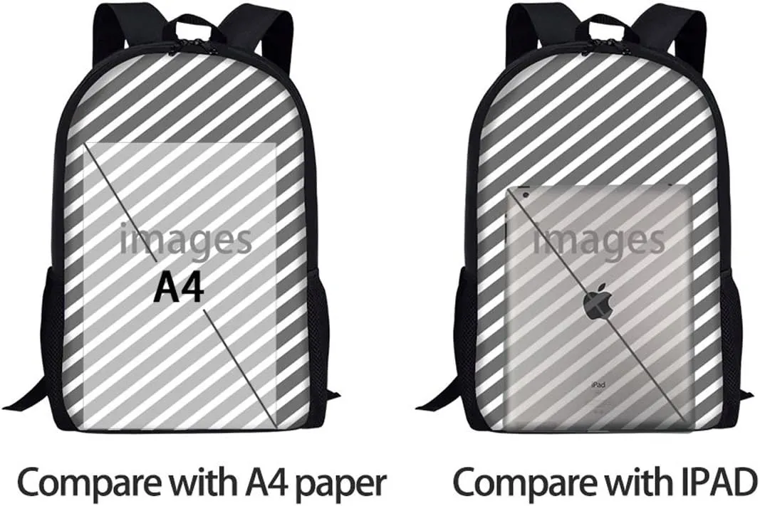 Dellukee Cartoon School Backpacks For Girls Panda Pattern Cute Lightweight Daypack Book Bag One_Size