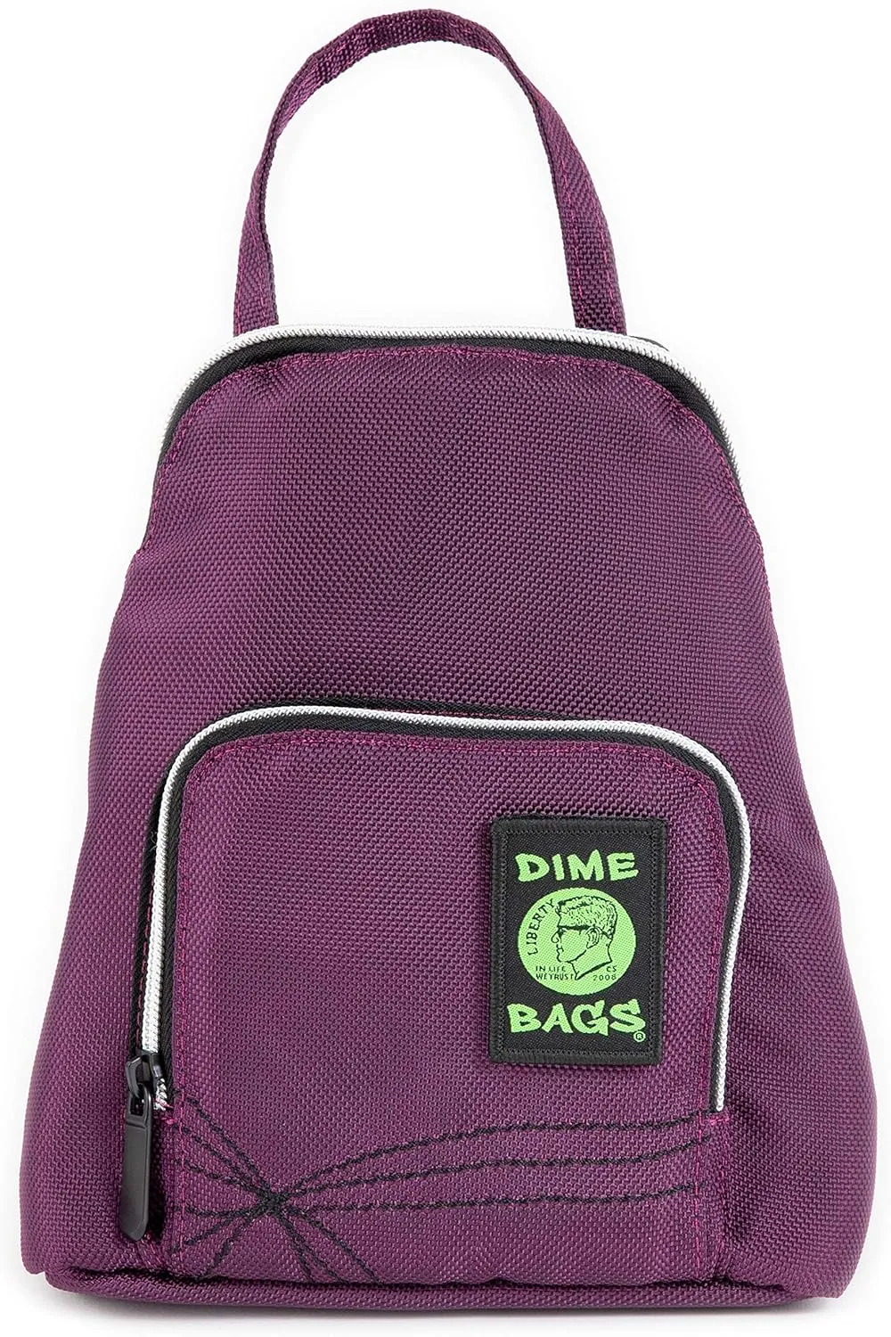 DIME BAGS - Club Kid Backpack - Stylish Mini Backpack with, Water-Resistant Material (Plum)