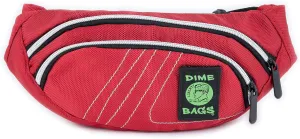 Dime Bags - Fanny Pack, Hemp Waist Bag with Spacious Storage and Adjustable Strap (Crimson)