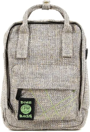 DIME BAGS - Mini Backpack - Multi Small Backpack - Travel Bag (Hemp Material, Sand)