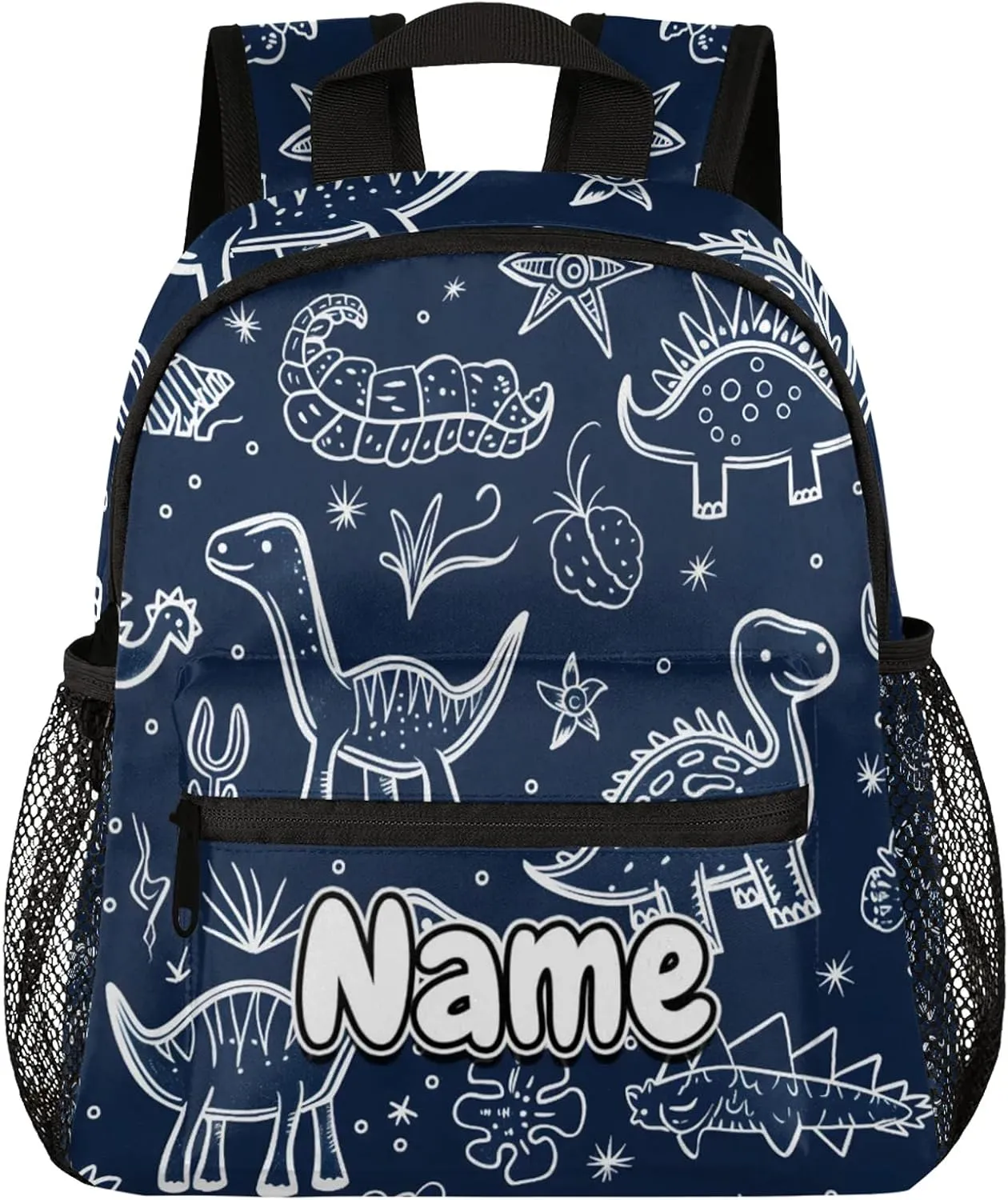 Dinosaurs Fossils Personalized Backpack Bag with Name Lightweight Custom Shoulder Bags Waterproof Casual Backpacks Travel Laptop Bag for Work Picnic 12in