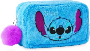 Disney Stitch Toiletry Bag for Women Teens Cute Travel Accessories Zipped Make Up Bag Cosmetics Storage Gifts for Her