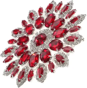 DIY Rhinestone Applique Patch for Clothing Creative Decorative Patch for Bags Hats and More Easy to Apply with Hot Melt Adhesive