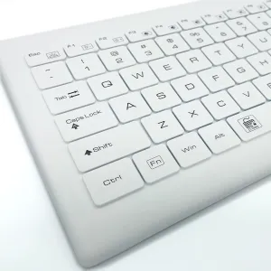 DSI Disinfectable Waterproof Silicone Medical Keyboard 660BL (White)