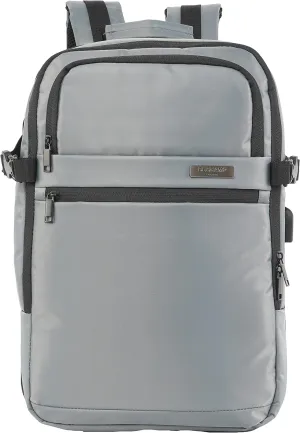 Duchamp Getaway Expandable Carry-On Backpack Suitcase (Grey)