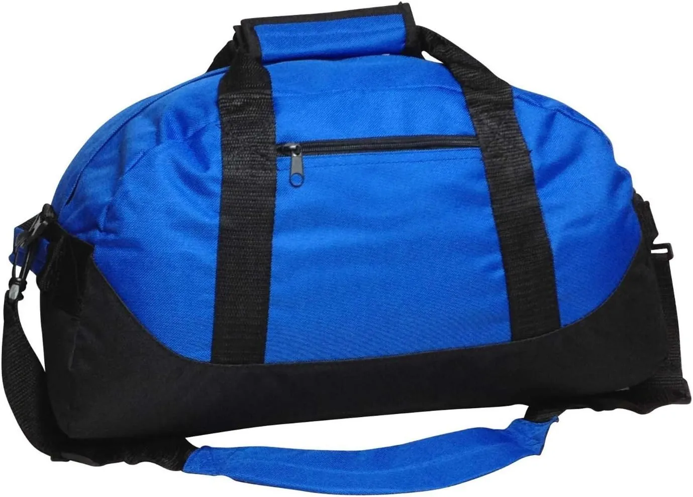 Duffle Bag, Gym Bag, Heavy Duty Travel Bag Two Tone (Royal - medium (18" x 9" x 9"))