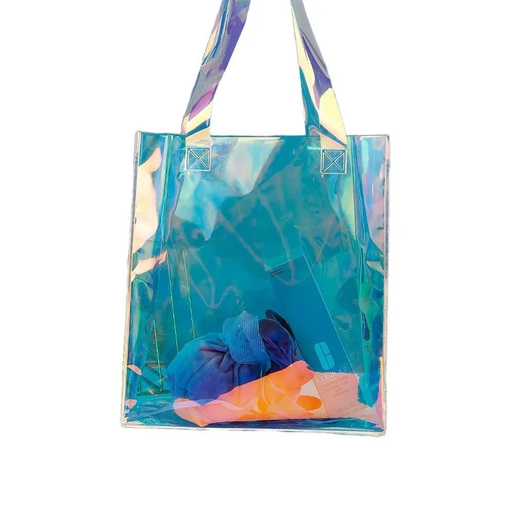Durable PVC Tote Bags 5-10PCS