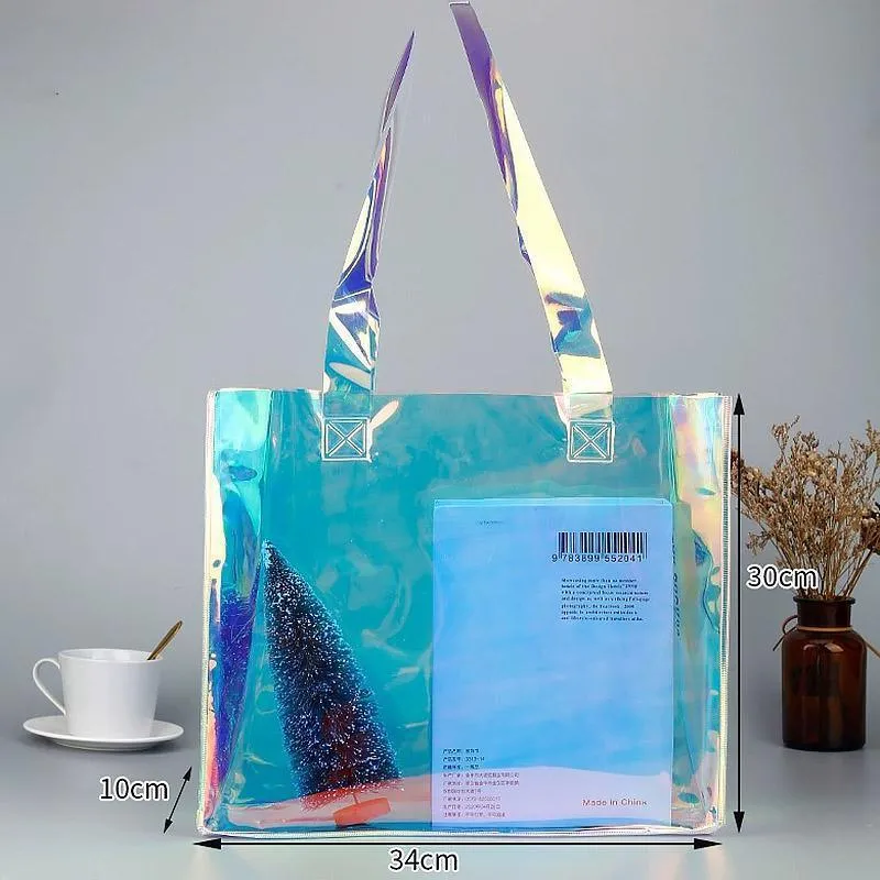 Durable PVC Tote Bags 5-10PCS