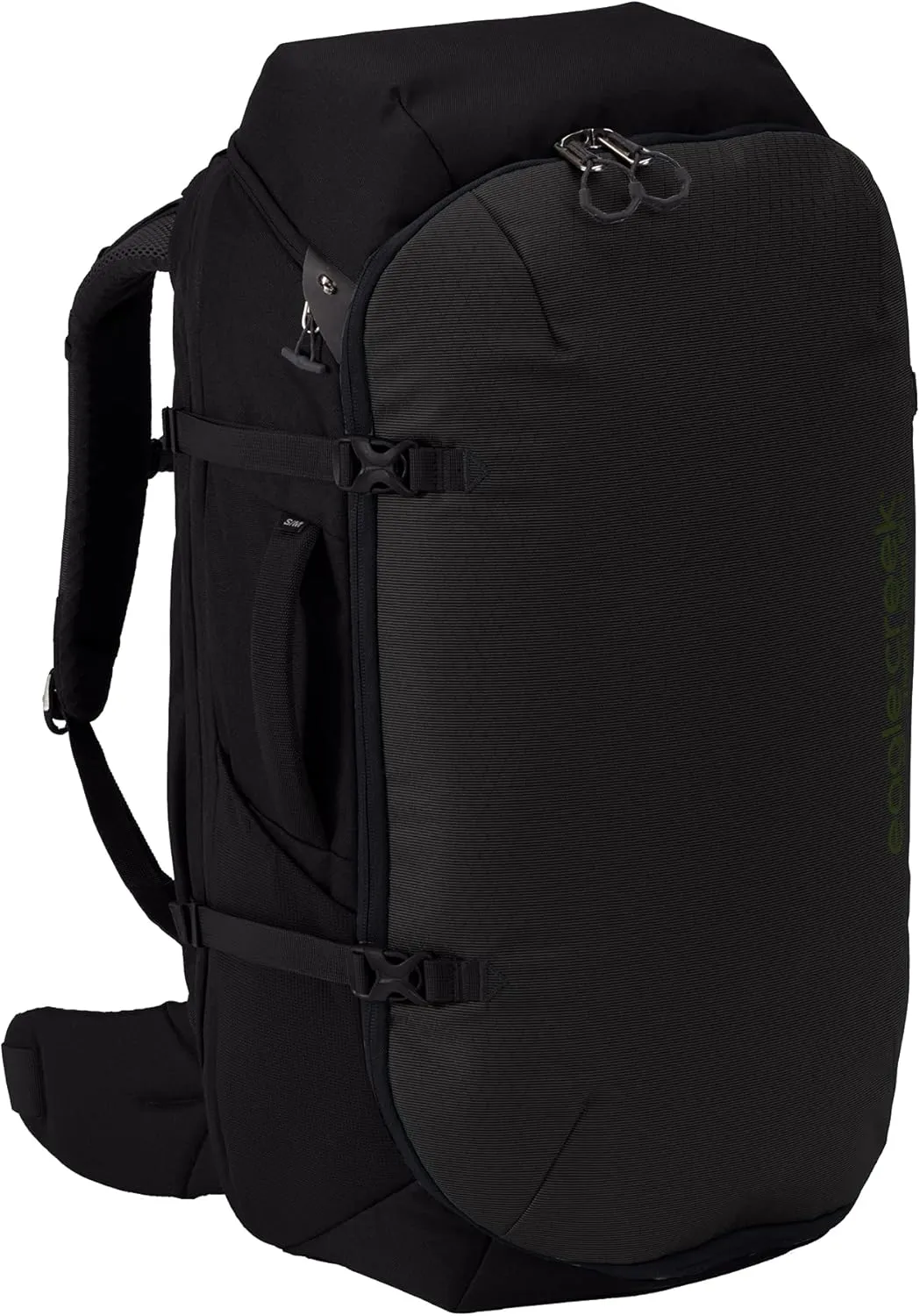 Eagle Creek Tour Travel Backpack 55L M/L - Durable and Expandable with Comfortable Ergonomic Fit, Quick-Access Laptop Pocket, Breathable Straps, and Lockable Zippers, Black