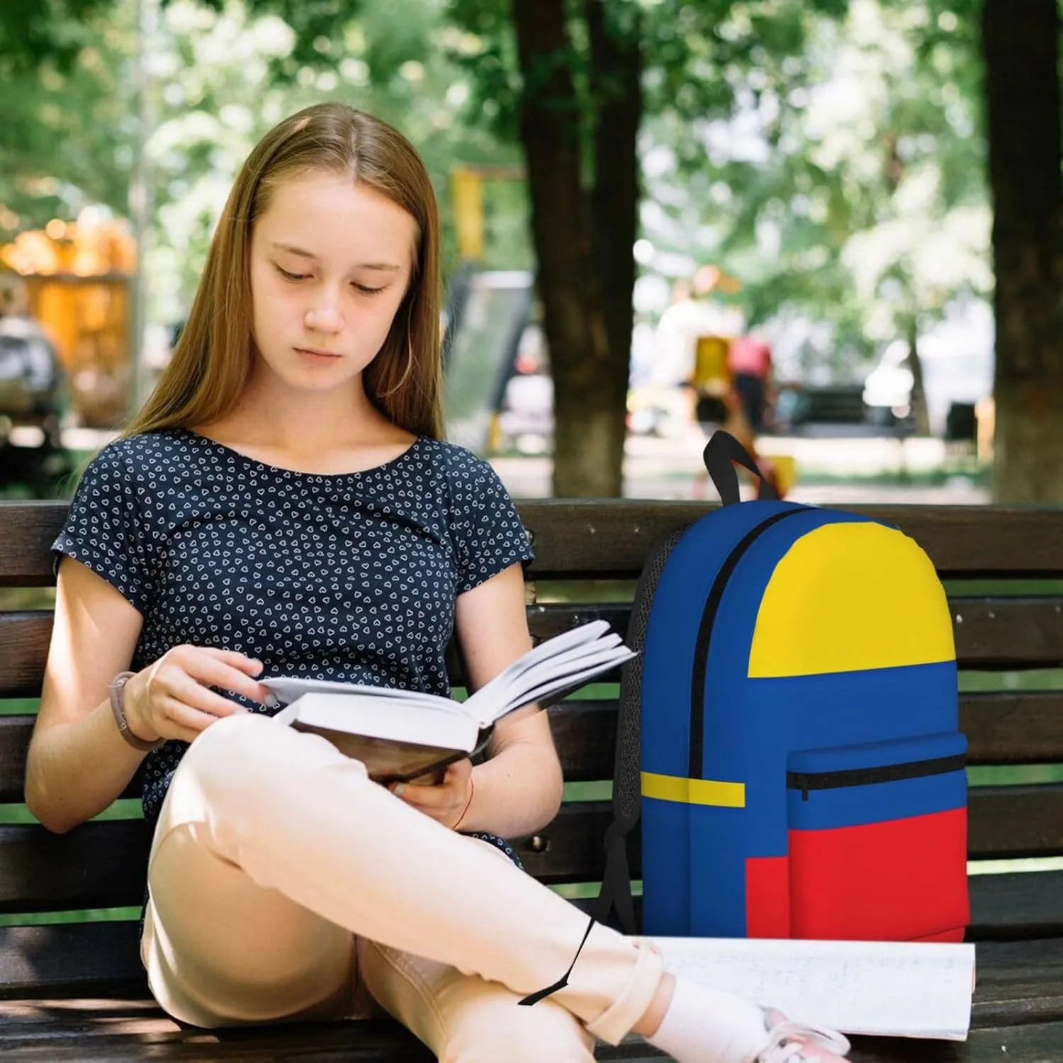 Ecuador Ecuadorian Flag 17 Inch Backpacks Multipurpose Laptop Backpack Double Shoulder Bag for Men Women Gifts
