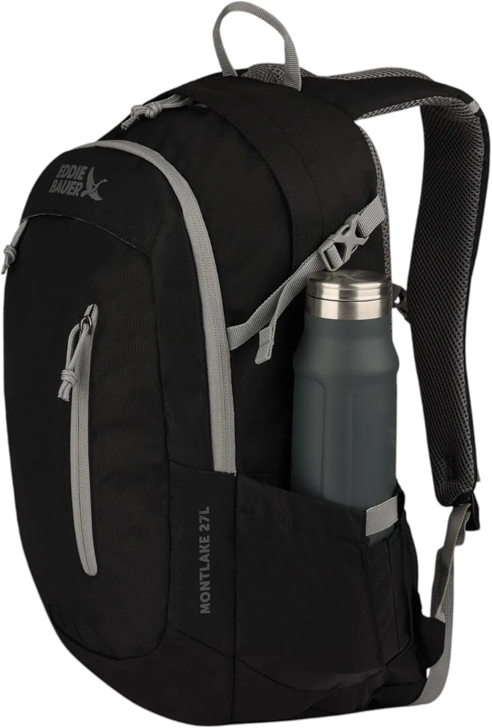 Eddie Bauer Montlake Backpack | Travel | Commuting | Laptop | Everyday Carry | Outdoor |, Black, 27L