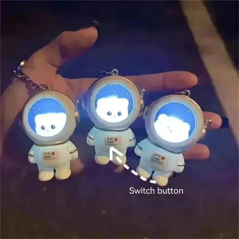 Enchanting Astronaut Bear Nightlight Pendant