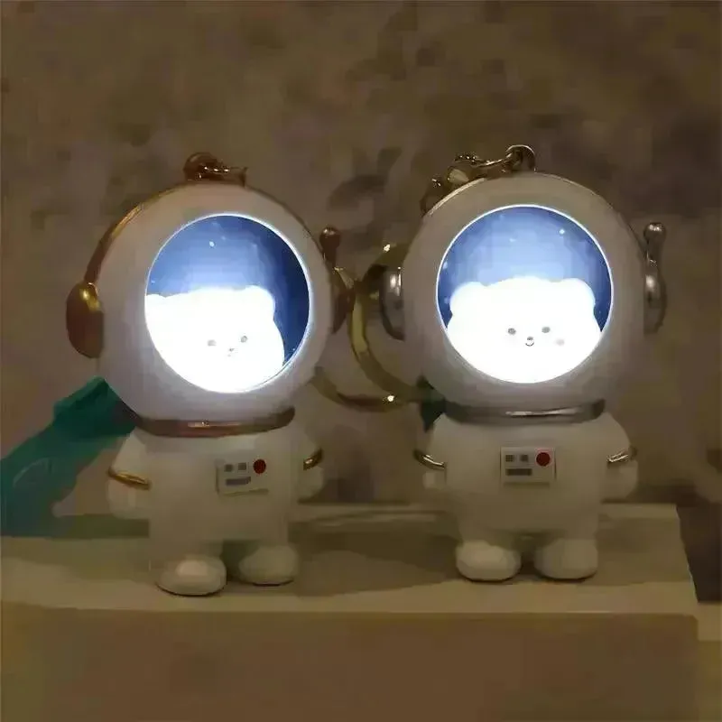 Enchanting Astronaut Bear Nightlight Pendant
