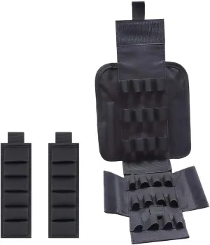 Equipment Mobile Tactical Shotgun Shell Bag MOLLE Tactical 25 Rounds Shotshell Pouch Holder Compact Foldable Shotgun Reload.Shotgun Ammo Reload Quick Access Pouch for 12 Gauge/20G