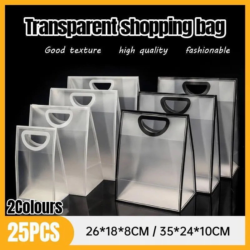 Everyday Use Transparent Handbag 25PCS