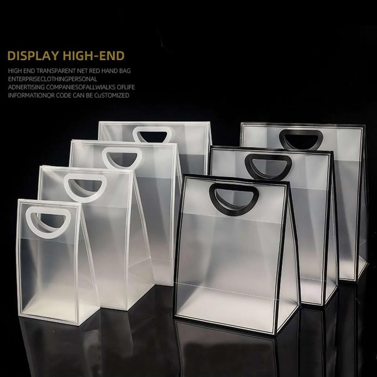 Everyday Use Transparent Handbag 25PCS