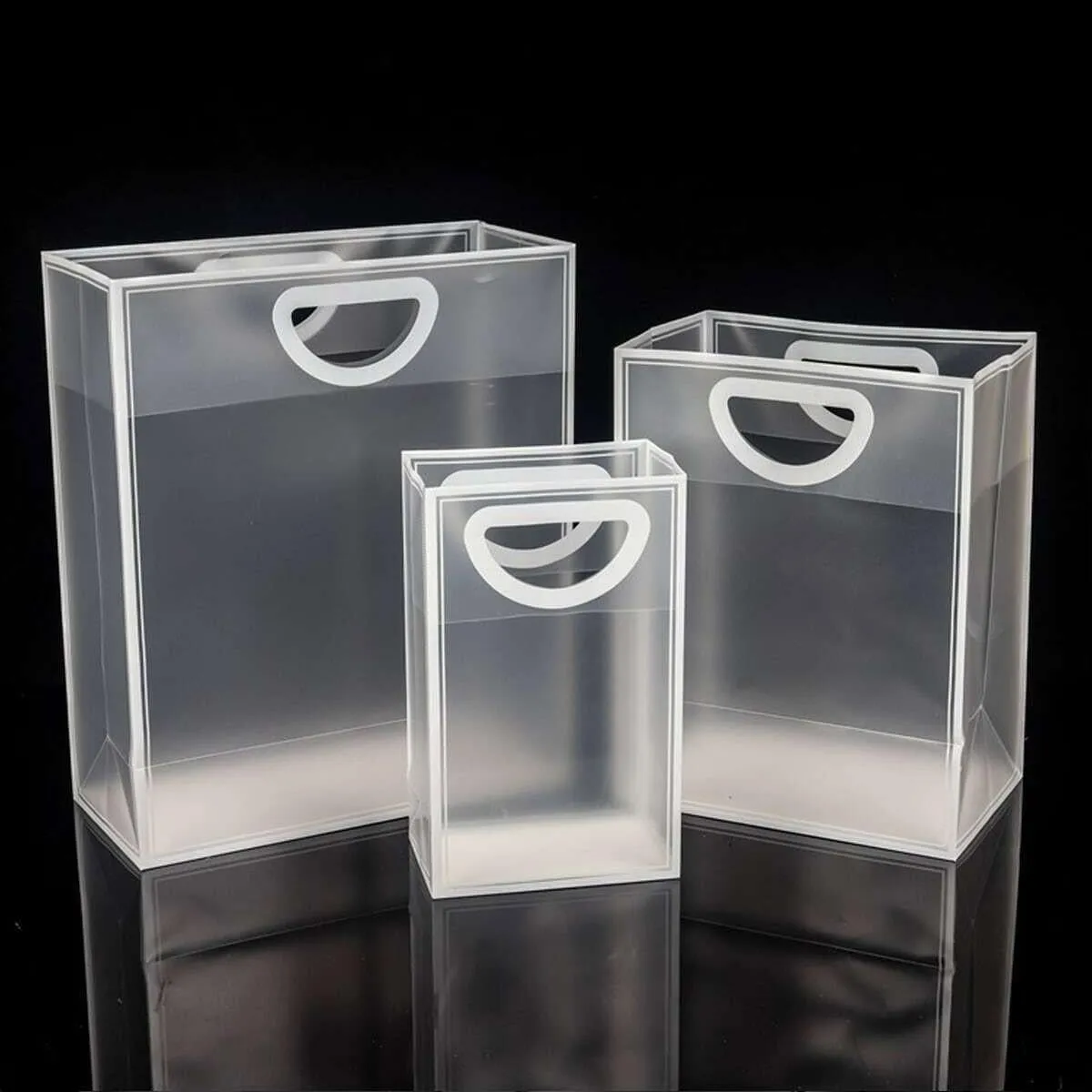 Everyday Use Transparent Handbag 25PCS