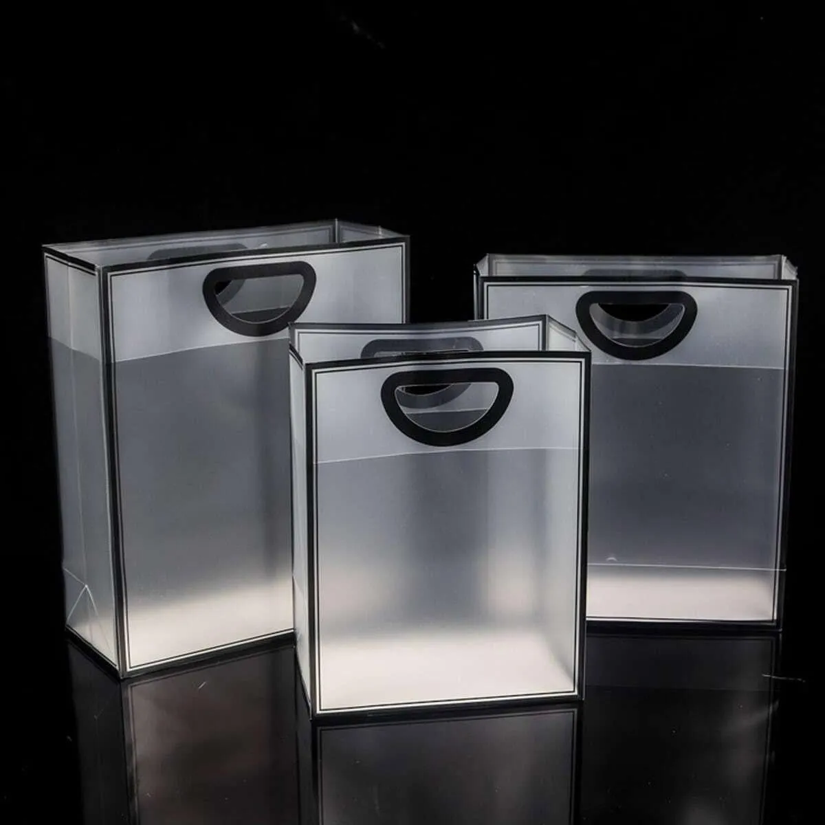 Everyday Use Transparent Handbag 25PCS