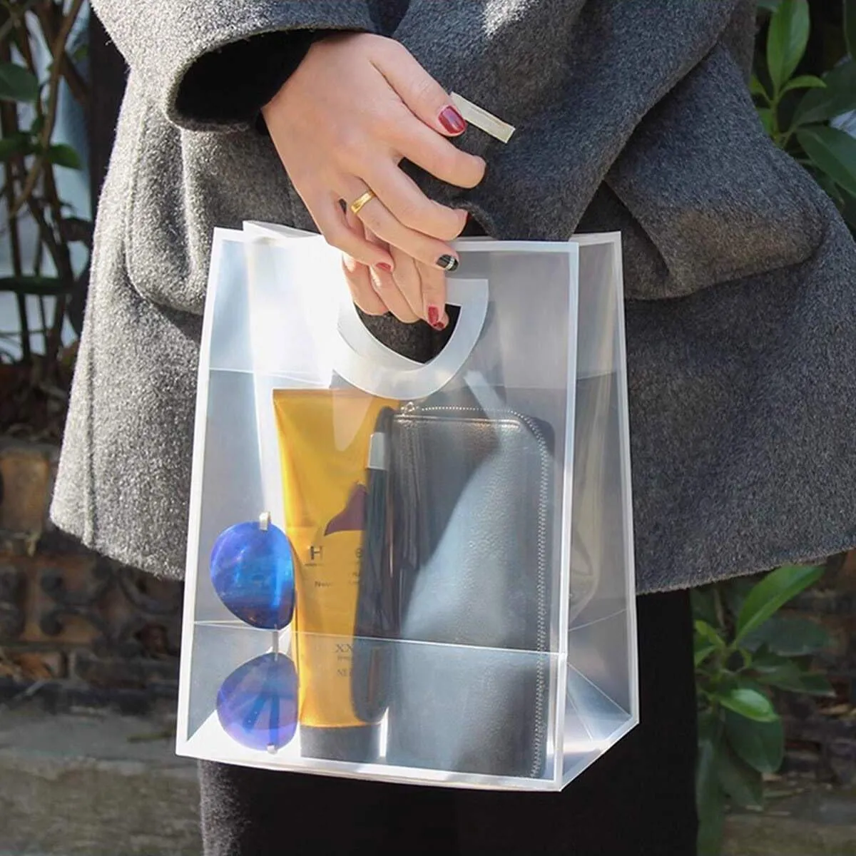 Everyday Use Transparent Handbag 25PCS