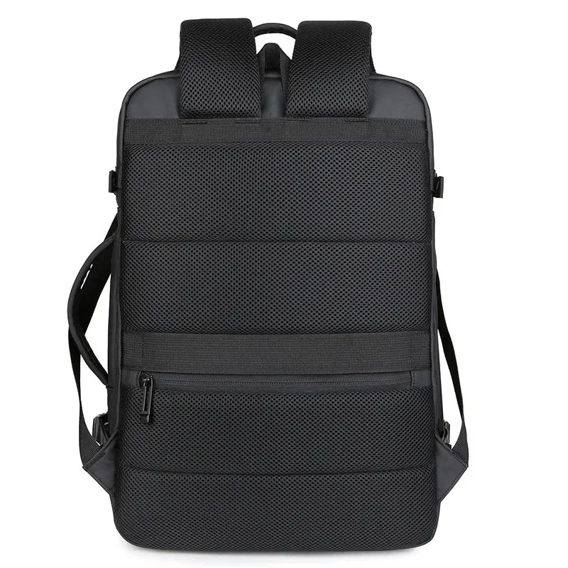 Expandable Men‘s 17 Inch Laptop Backpacks Waterproof Notebook Bag USB Schoolbag Sports Travel School Bag Pack Backpack For Male