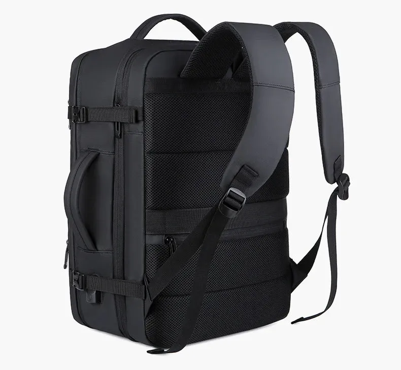 Expandable Men‘s 17 Inch Laptop Backpacks Waterproof Notebook Bag USB Schoolbag Sports Travel School Bag Pack Backpack For Male