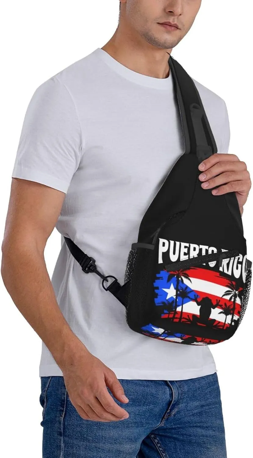 Filipino Philippine Flag Sling Bag Casual Chest Bags Adjustable Crossbody Bag Shoulder Backpack For Travel Hiking