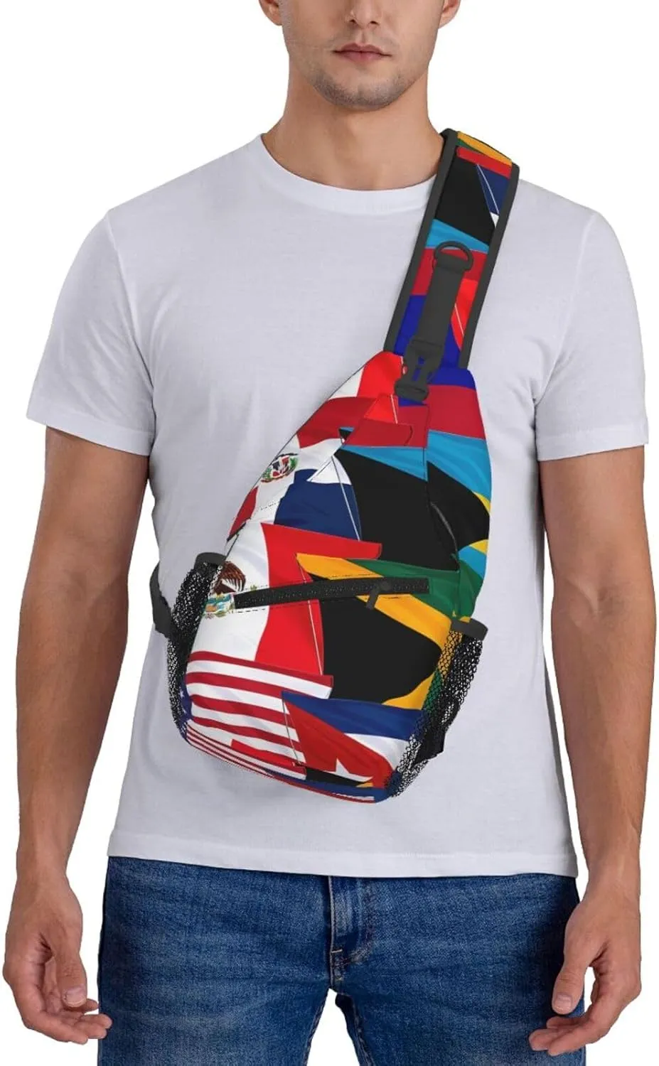 Filipino Philippine Flag Sling Bag Casual Chest Bags Adjustable Crossbody Bag Shoulder Backpack For Travel Hiking