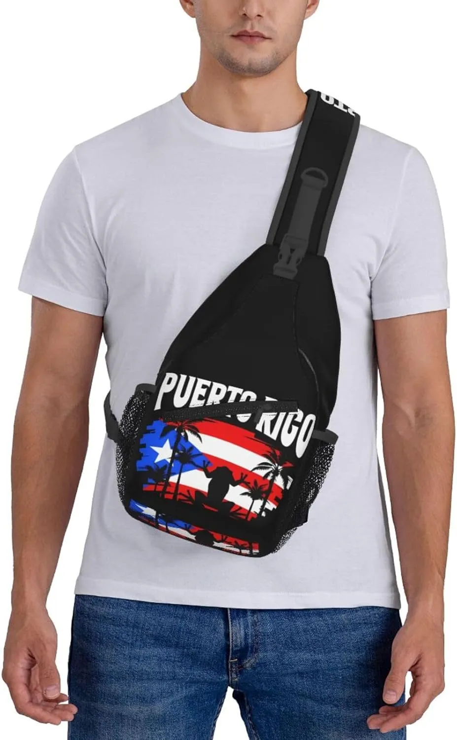 Filipino Philippine Flag Sling Bag Casual Chest Bags Adjustable Crossbody Bag Shoulder Backpack For Travel Hiking