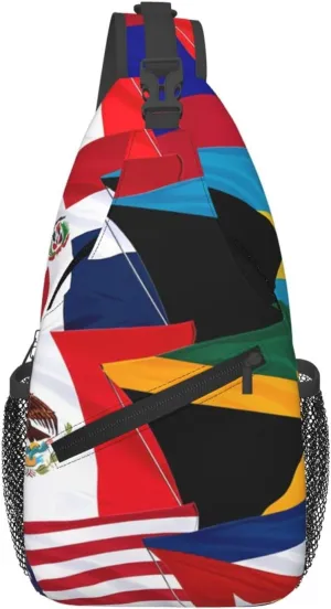 Filipino Philippine Flag Sling Bag Casual Chest Bags Adjustable Crossbody Bag Shoulder Backpack For Travel Hiking