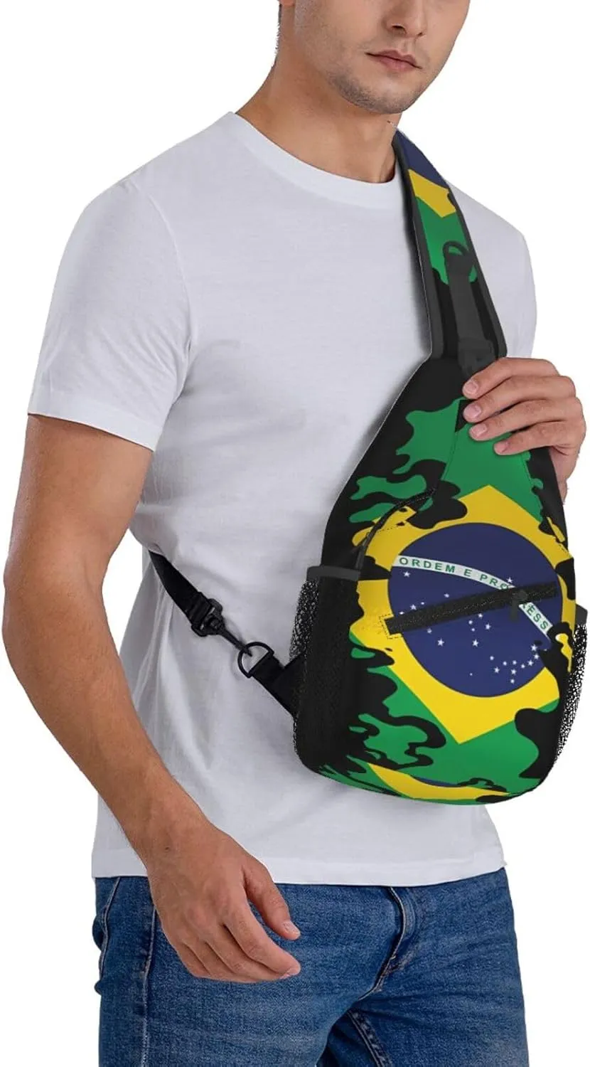 Filipino Philippine Flag Sling Bag Casual Chest Bags Adjustable Crossbody Bag Shoulder Backpack For Travel Hiking