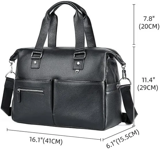 First Layer Cowhide Travel Bag Storage Bag Portable Travel Duffel Bag