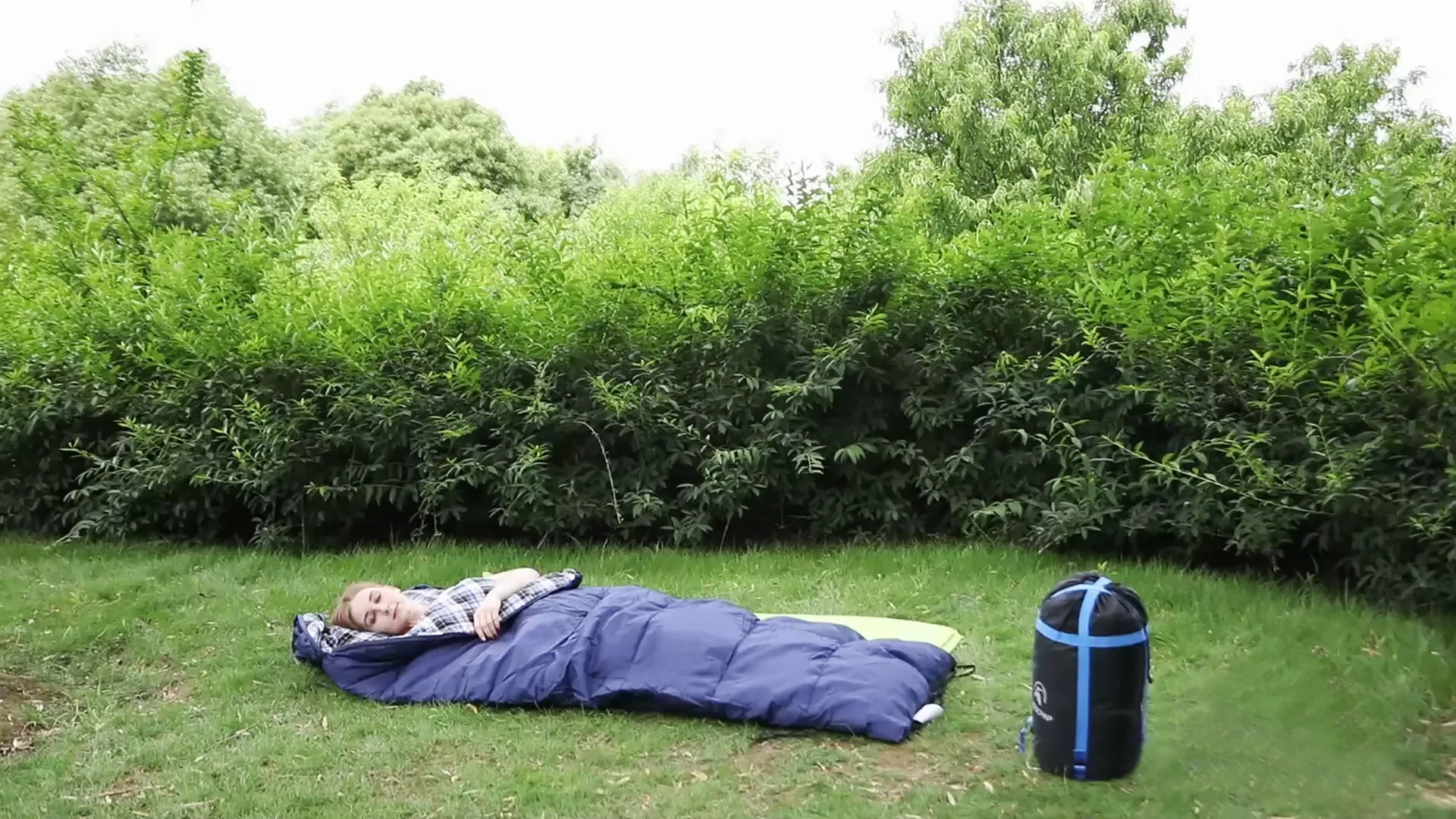 Flannel Sleeping Bag  w/ Detachable Hood for Adults,Cotton Sleeping Bags