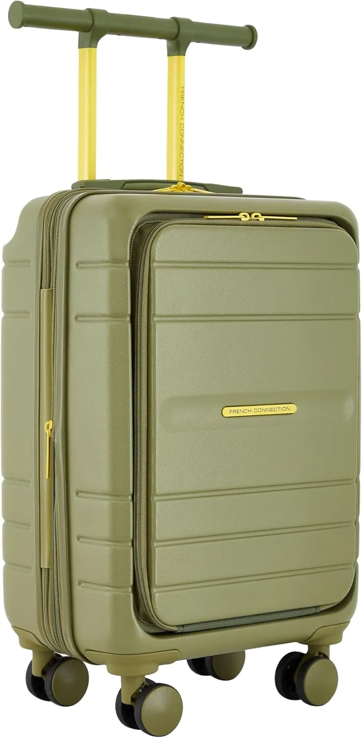 French Connection 2 Piece Trunk Luggage Set, Sage