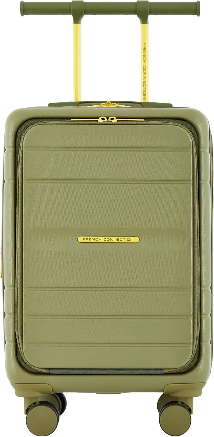 French Connection 2 Piece Trunk Luggage Set, Sage